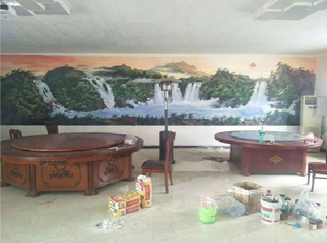 古田墙绘-写实风景