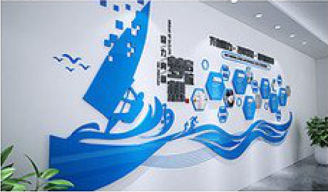 古田海浪主题文化墙如何设计？