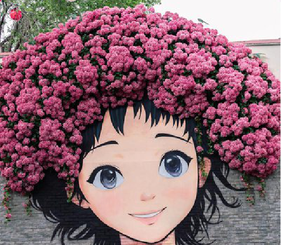 古田墙体彩绘-网红墙打卡