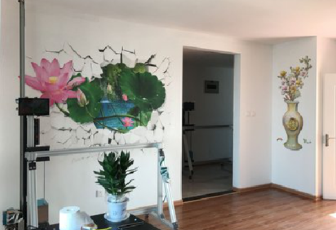 古田墙体彩绘相比墙纸的优势。