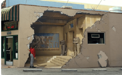 古田判断手绘墙好坏的标准。