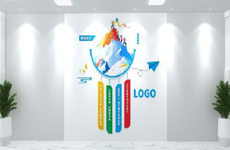 古田公司企业形象墙的工艺材料有哪些？